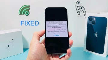 How to Fix Untrusted Developer Error on iPhone / iPad
