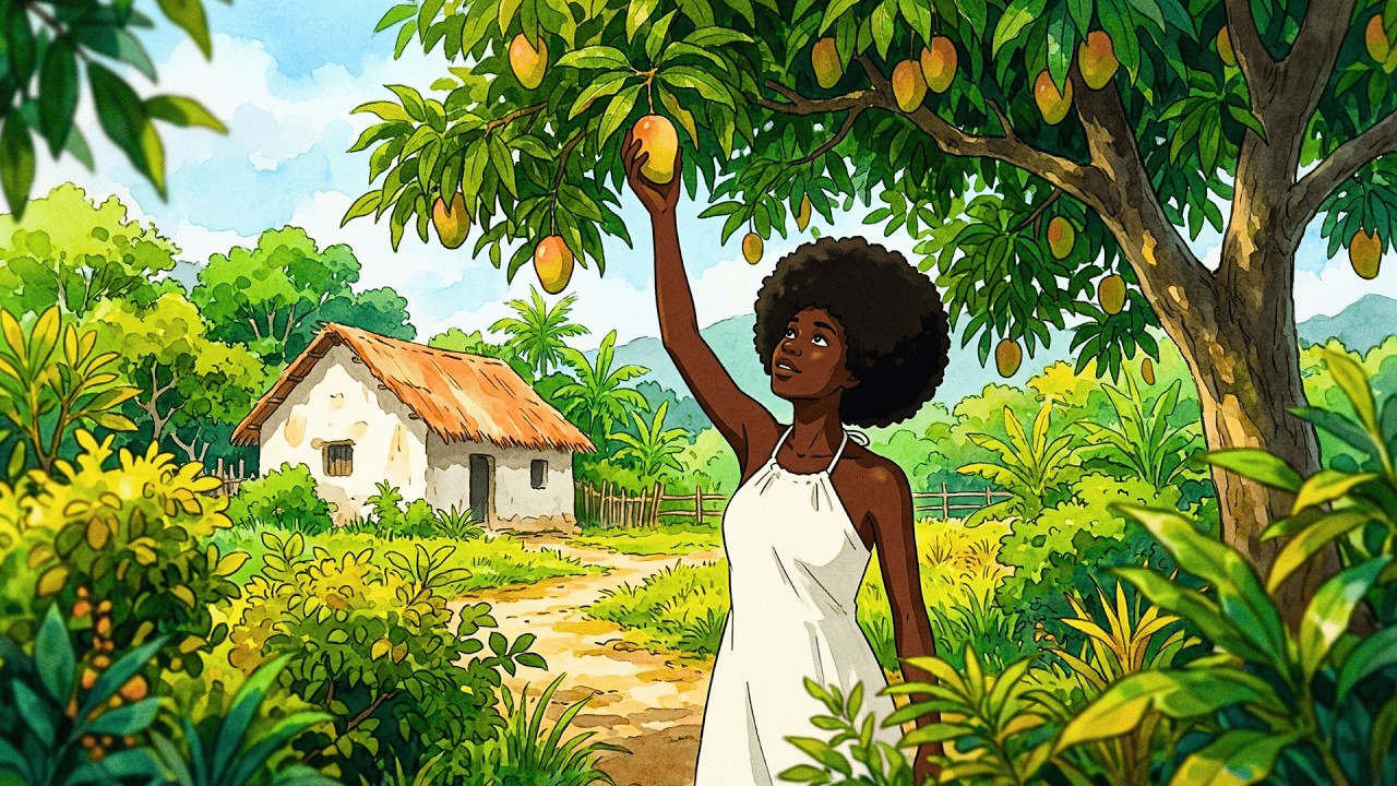 African Girl Back to Her Village | Peaceful Morning Routine | Ghibli Vlog