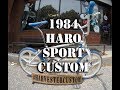 1984 custom haro sport mike dominguez tribute bmx  harvester bikes