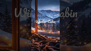 🔥 Cozy Winter Cabin Ambience | Fireplace Sounds for Sleep #Shorts