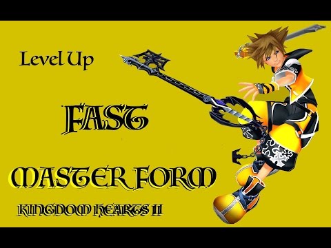 kingdom hearts 2 5 hd remix how to level up valor wisdom master kh2 final mix form leveling