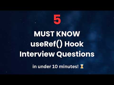 5 useRef Interview Questions Most Developers Get Wrong!🪝🪄 #reactjs #reacthooks #useref
