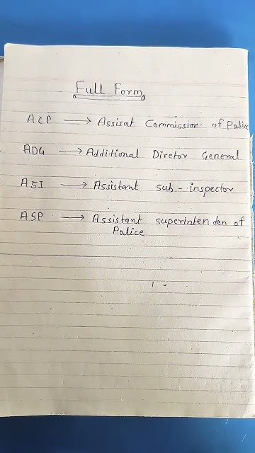 full-form-english-important-words-full-form-acp-adg-asi-asp
