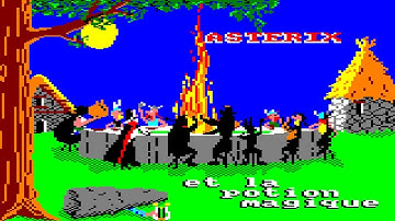 [Amstrad CPC] Astérix Et La Potion Magique - Longplay