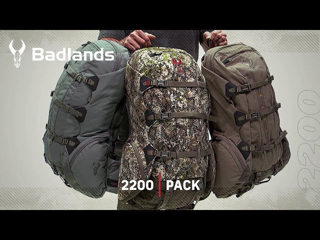 Badlands Mochila de caza 2200 con transportador de carne incorporado, Lodo,  M