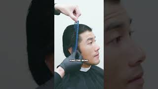 How to do a square section on top before starting your haircut! #barbershop #nycbarbers #shorts
