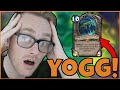 YOGG is BACK! (and CRAZIER Than EVER!) | Miracle Jade Druid | Descent of Dragons | Wild Hearthstone