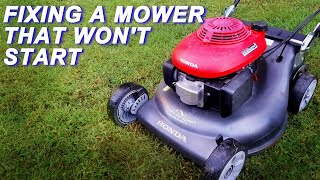 Replacing A Carb On A Honda Mower