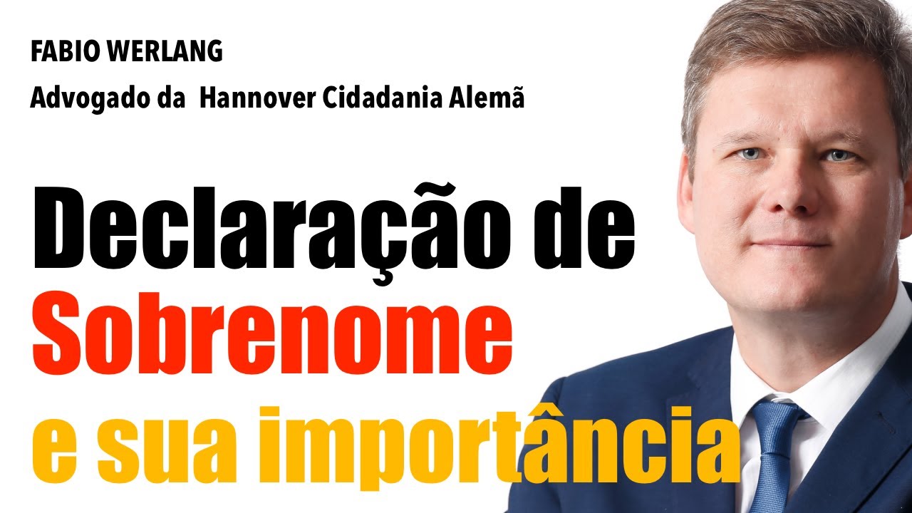 Declaração de Sobrenome