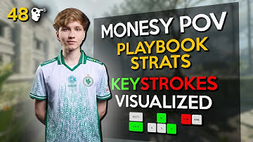 🔥48 KILLS! M0NESY POV IN ANCIENT! (KEYSTROKES VISUALIZED) - FACEIT GAMEPLAY | CS2 POV