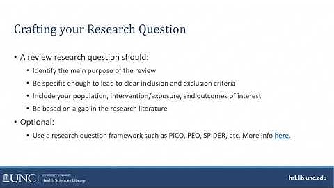 Introduction to Systematic Reviews workshop - part 2