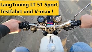 Testfahrt LangTuning Zylinder LT51 Sport. Wie schnell ist er  GPS Messung !