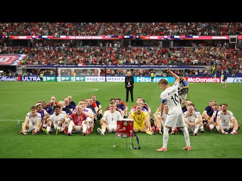 Norway fans and players continue Viking Row celebration as Norway beat Ivory Coast