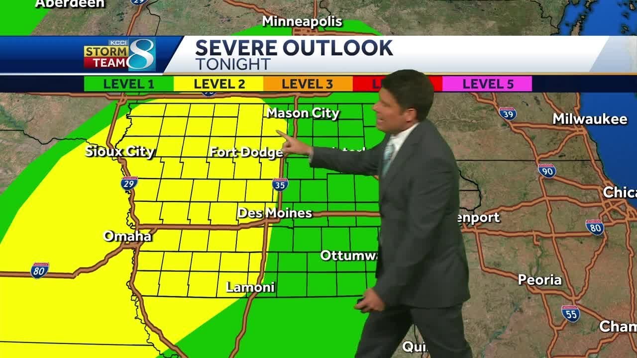 Iowa weather: Severe storm potential Saturday ahead of several hot days ...