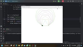 Part 1 : Creating Geometric Art with Python Turtle Graphics | Python GUI Tutorial