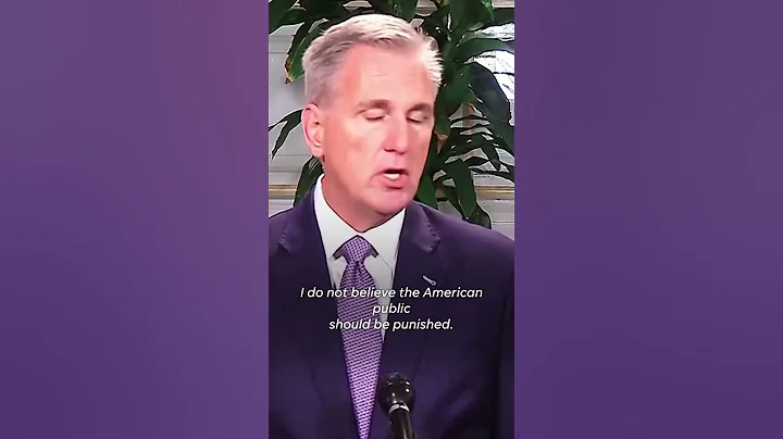 Speaker McCarthy tries to push 45-day funding bill to avoid government shutdown #Shorts