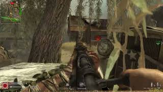 Call of Duty World at War multiplayer gameplay [CTF][PC]