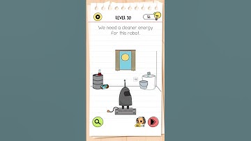 Robot needs a cleaner energy⚡️⚡️ #braintest4#level30#allsolutionsofbraintest4 #iqtest