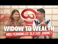 Widow to wealth miss periwinkles seataoo journey  vlog mukbang interview with miss irene