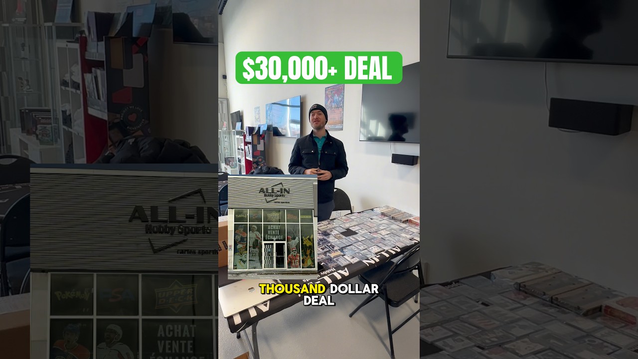 🔥$30,000+ Collection Picked Up In Montreal Today!! 🤯 #hockeycards