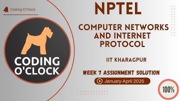 Computer Networks And Internet Protocol Week 7 Assignment Solution January  April 2025  IITKharagpur