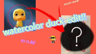 Crying Duck Meme But Watercolor The Result Will Surprise You