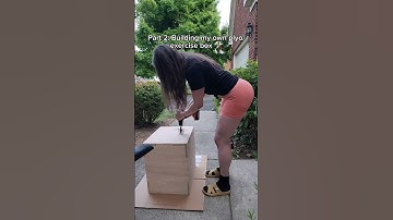 Part 2: Building my own plyo/exercise box 🛠😁 #diy #diyprojects #homegym  #athomeworkout #homeworkout