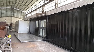 40 feet pop-up container coffee shop