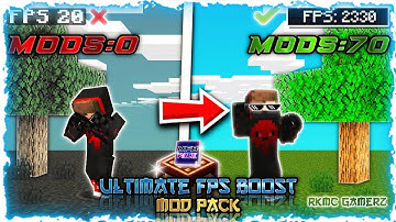 Ultimate fps boost mod pack for Pojavlauncher 1.20.1 | how to boost FPS in Pojavlauncher 1.20.1