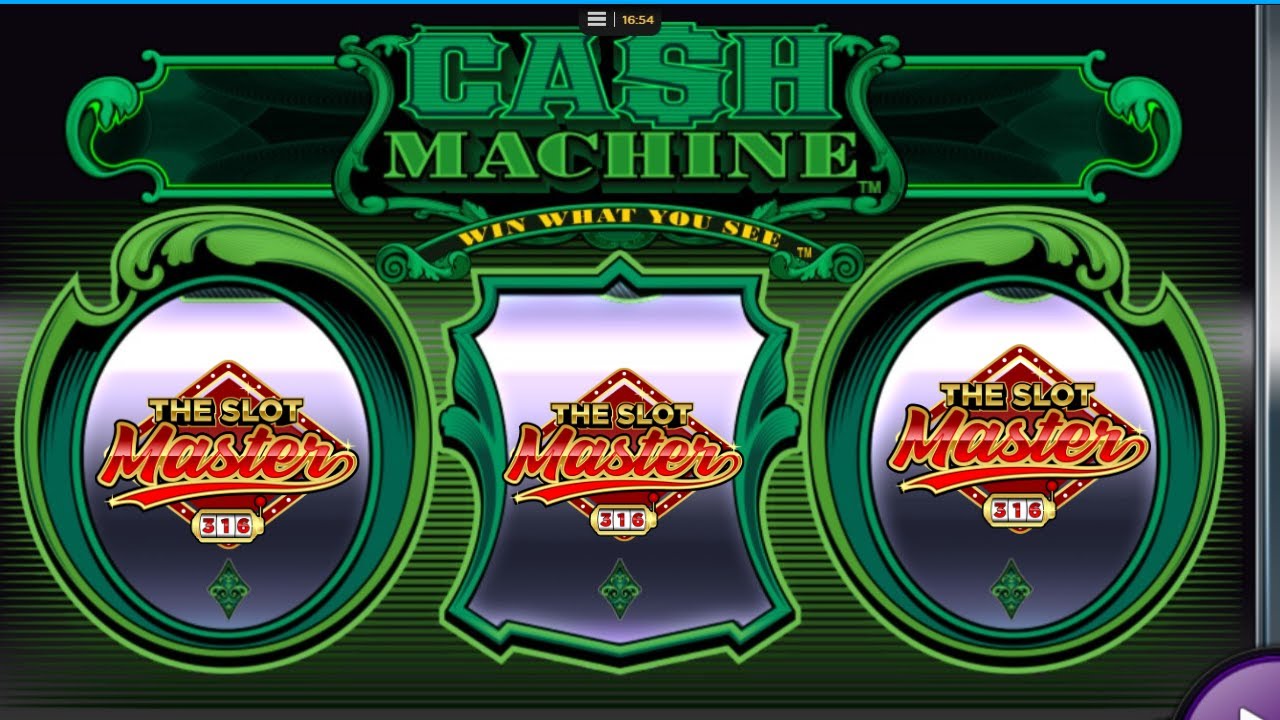 The Slot Master 316 Strikes Gold Cash Machine Gameplay 