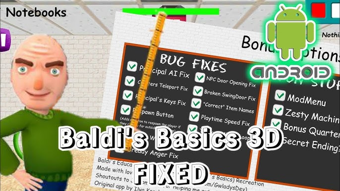 baldi's basics mod menu download 1.3.2 / X