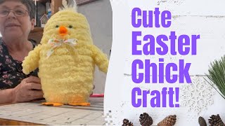 Fluffy Easter Chick Craft!