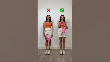 Must Try Easy Bikini Into Top Hack For Summer Shopping Link Shorts Fashion Hack Bikini Diy 