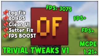 Best Optifine For MCPE 1.21  [FPS BOOST]