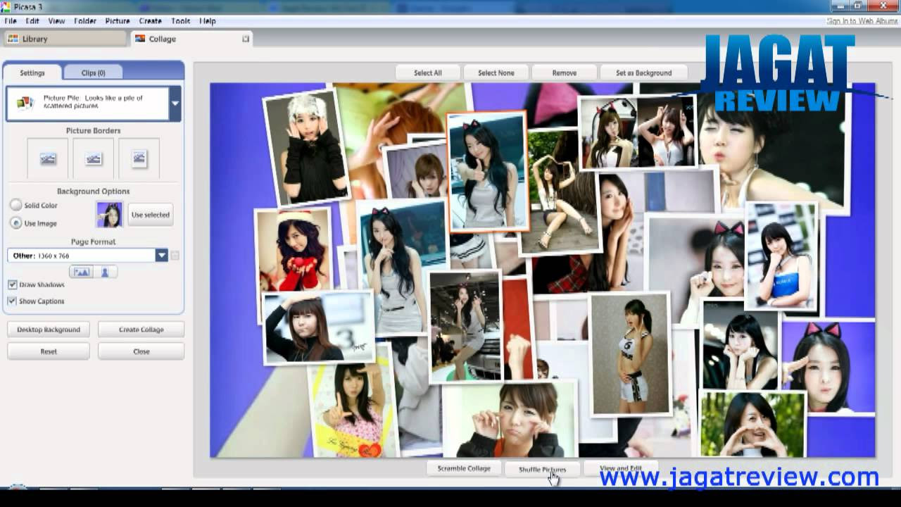 picasa3 New Picasa 3 - Create Collage from your own photos