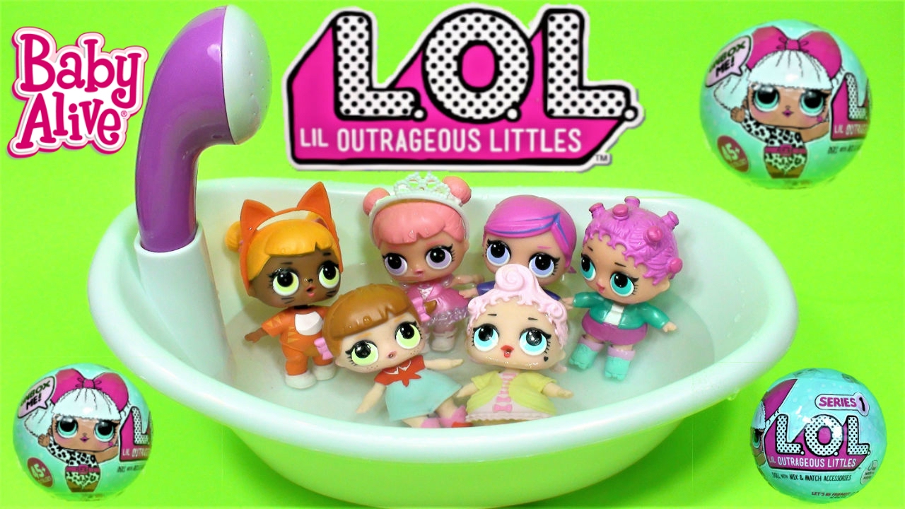 Lol Dolls Lol 7 Layers Of Surprise Opening with Baby Alive Dolls