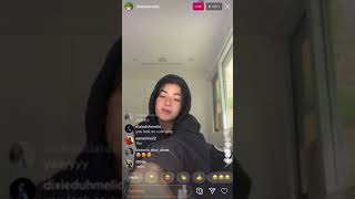 Dixie Damelio BE HAPPY REMIX Instagram Live September 9