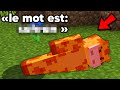 Si je dis ce mot je meurs sur minecraft