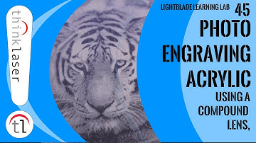 Photo Engraving Acrylic with a Compound Lens (2018)