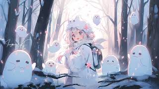 Whimsical Winter Wonderland Relaxing music A Little Girl and Her Ghostly Friends