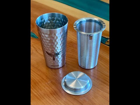 Custom Titanium Coffee Sifter, Filter, Cup