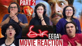 EEGA MOVIE REACTION! | Part 2 | SS Rajamouli | MaJeliv Indian Reactions | Most Unpredictable film