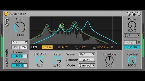 All about the new Autofilter in Ableton Live -  12.2