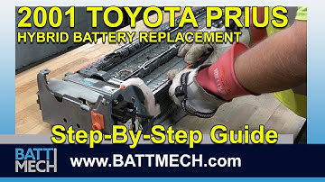 Hoe u een hybride batterijmodulecel van een Toyota Prius uit 2001 vervangt/repareert/repareert: s...