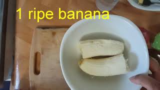 Baby food breakfast or snacks recipe.. rava/soji/semolina apple banana porridge 6m+ baby food recipe