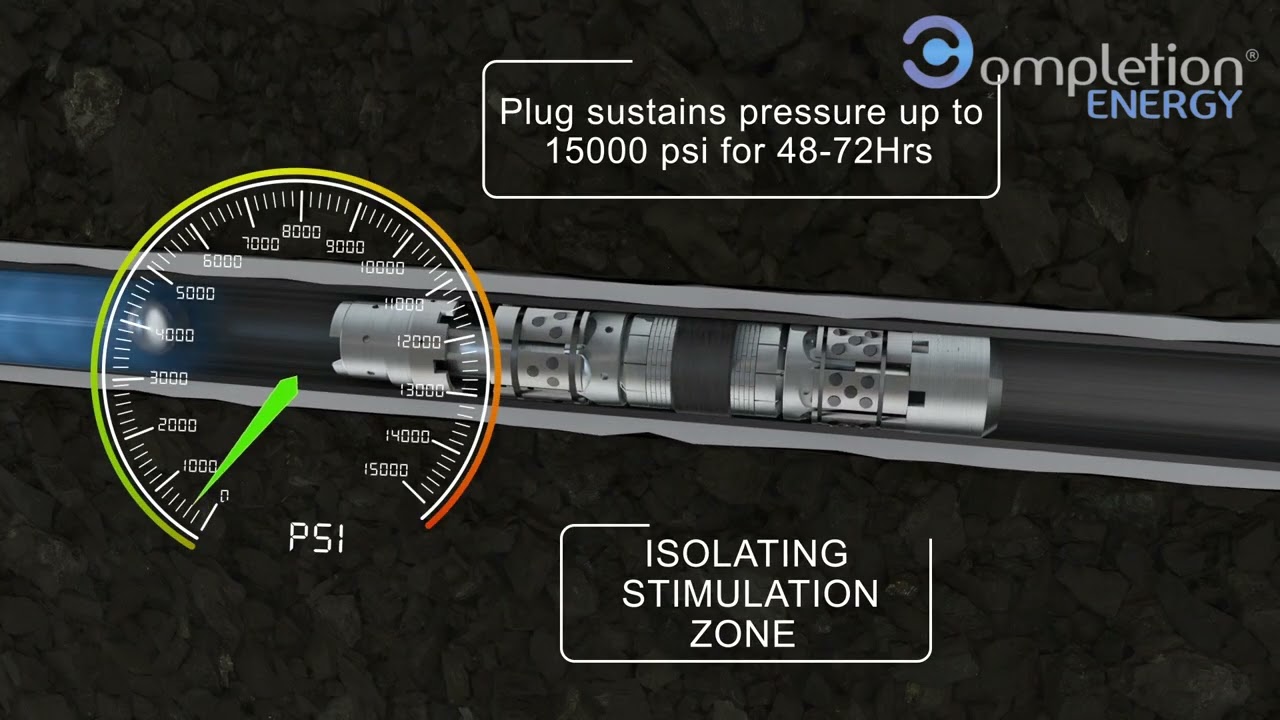 SolvFrac® Dissolvable frac plug 15000psi