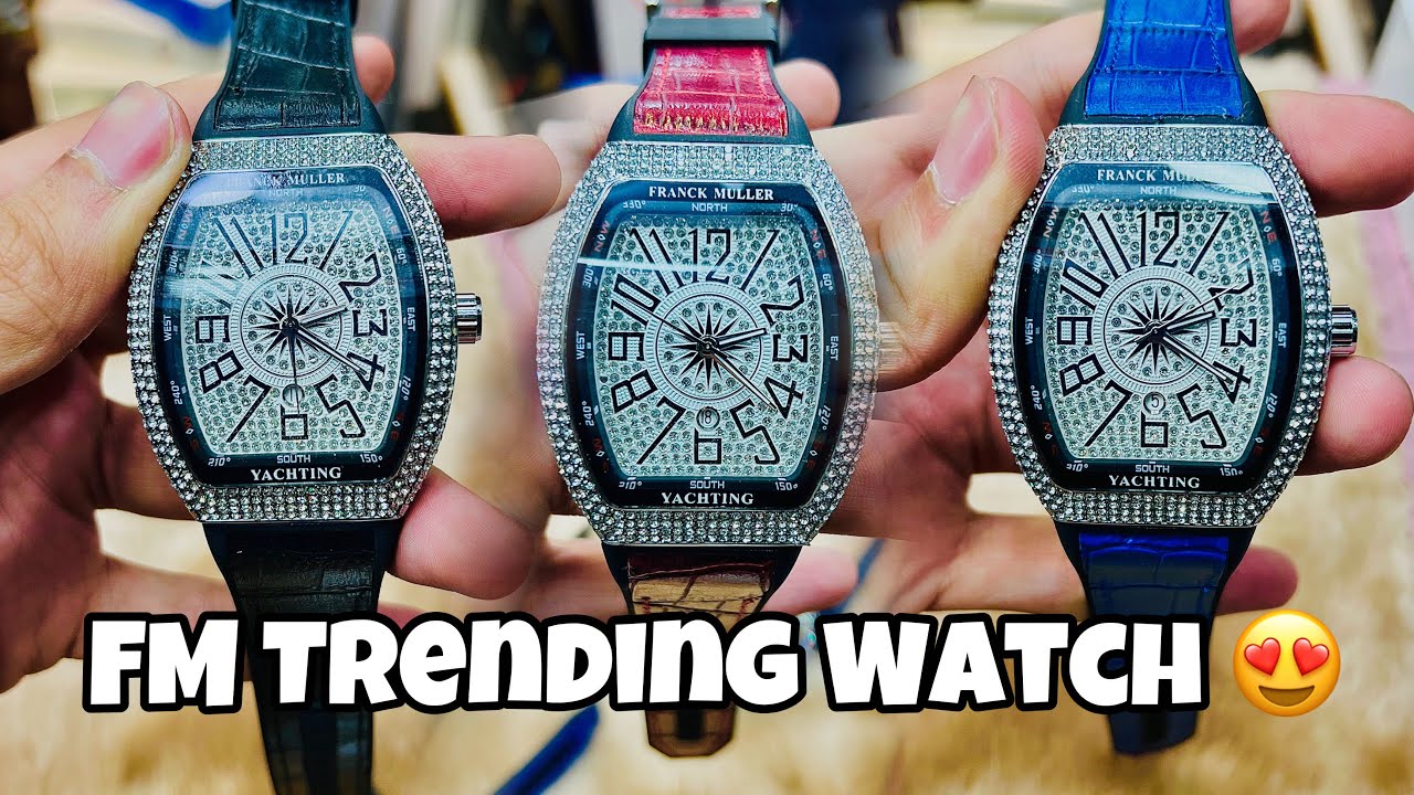 FM Trending Watch | In Three Straps Colors | Best Watch in Reasonable ...
