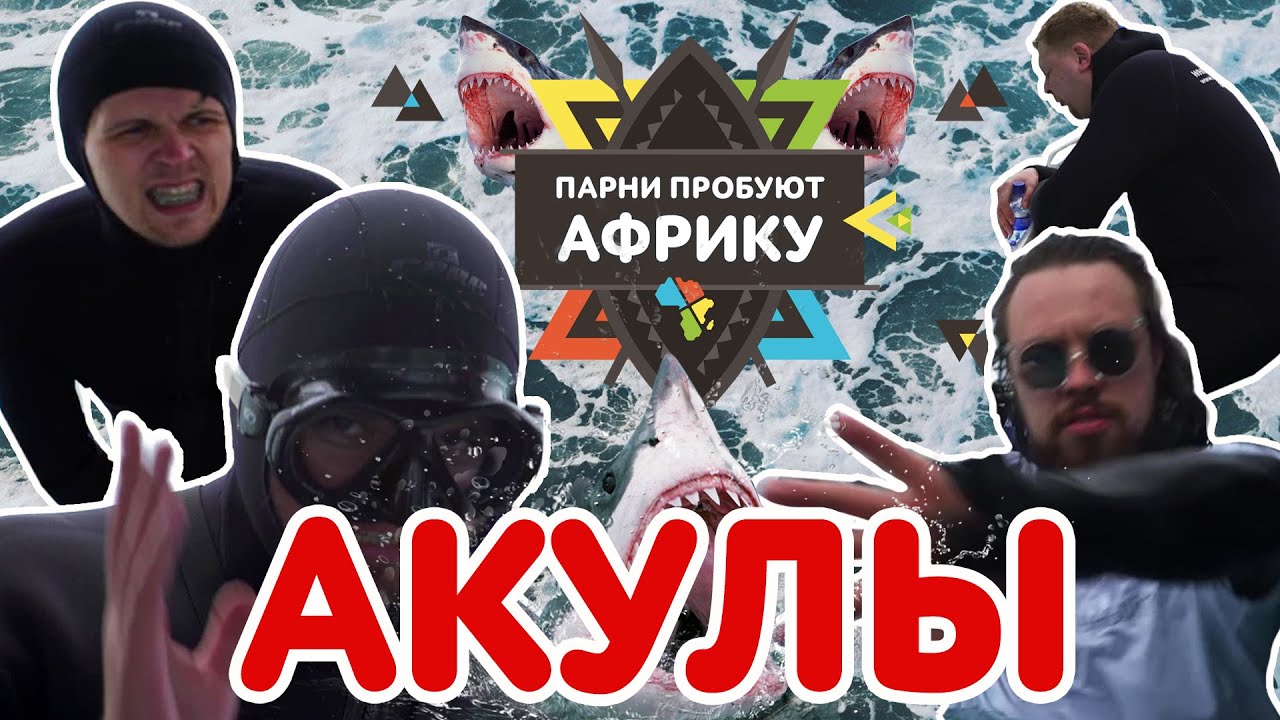 ЭКСТРЕМАЛЬНОЕ ПОГРУЖЕНИЕ С АКУЛАМИ • Парни пробуют Африку