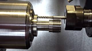 Rigid tapping action on the Emco E25