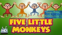 Lagu Anak-anak bahasa Inggris five little monkey  - Durasi: 21:24. 